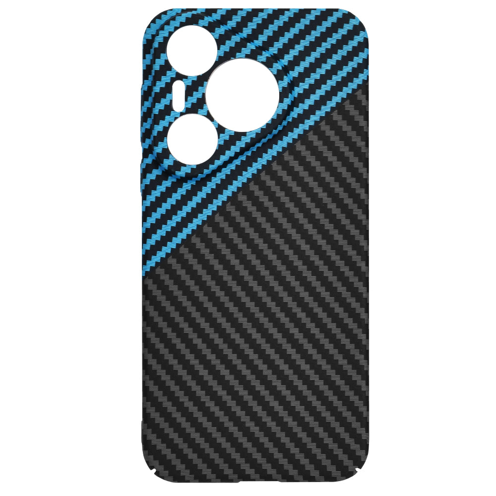 Deksel for Huawei Pura 70, Techsuit, Carbonite FiberShell, Svart Bleu
