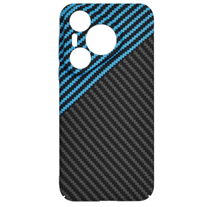 Deksel for Huawei Pura 70, Techsuit, Carbonite FiberShell, Svart Bleu