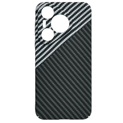 Deksel for Huawei Pura 70, Techsuit, Carbonite FiberShell, Svart Grå