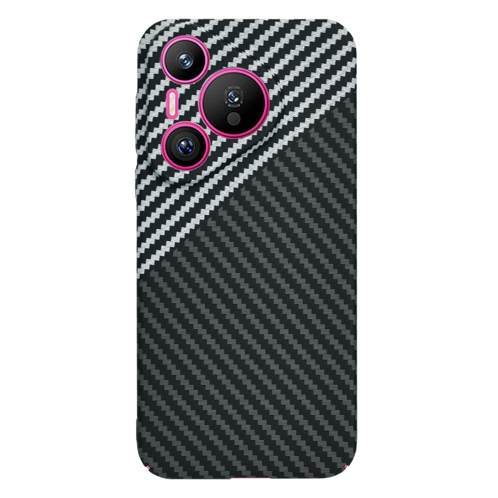 Deksel for Huawei Pura 70, Techsuit, Carbonite FiberShell, Svart Grå