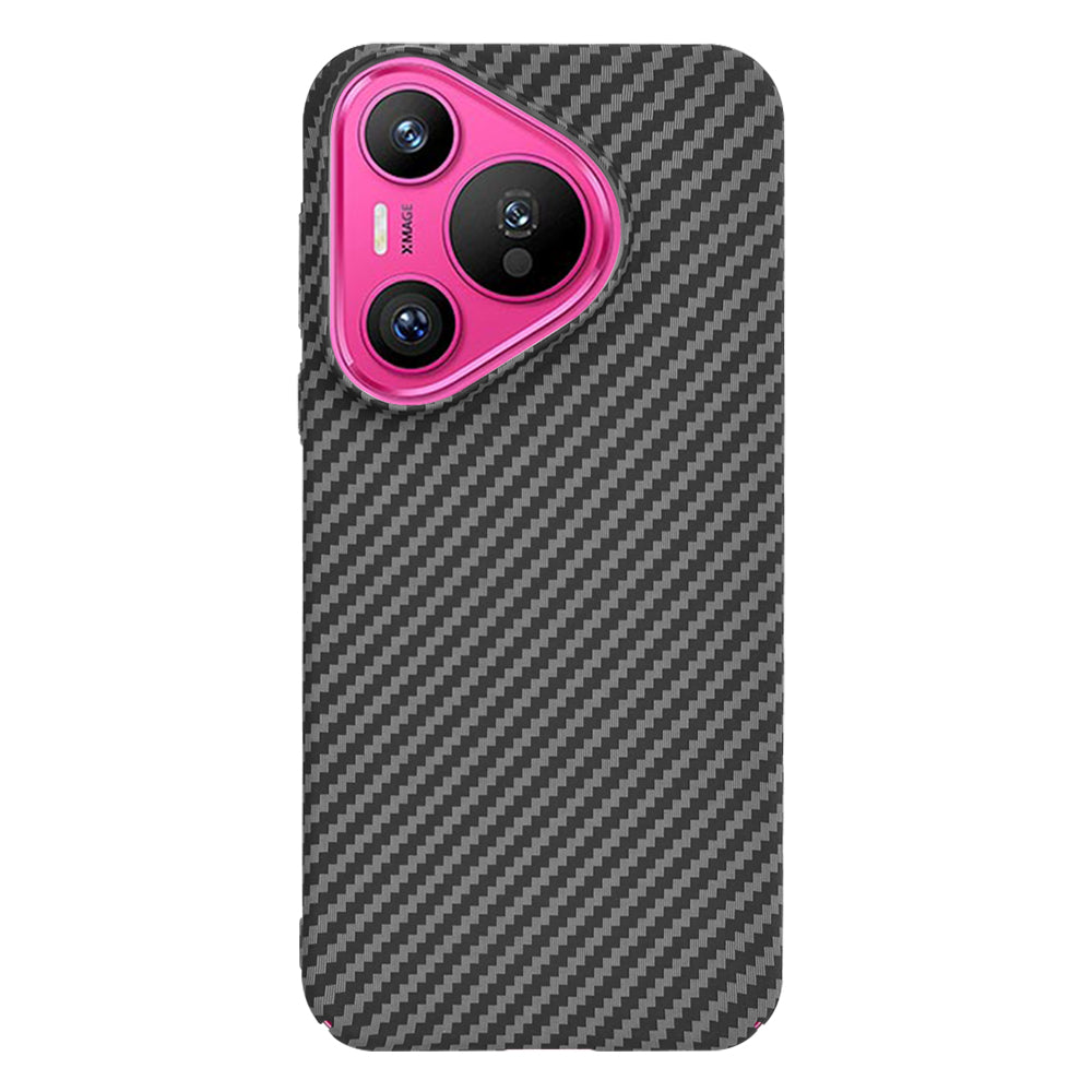 Deksel til Huawei Pura 70, Techsuit, Carbonite FiberShell, Svart