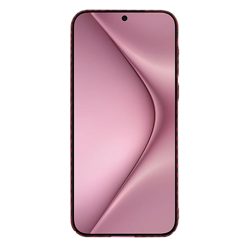 Deksel til Huawei Pura 70, Techsuit, Carbonite FiberShell, Rød