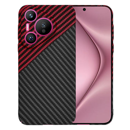 Deksel til Huawei Pura 70, Techsuit, Carbonite FiberShell, Svart Rød