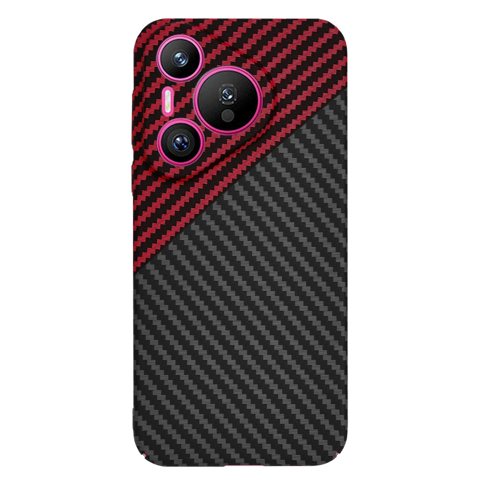 Deksel til Huawei Pura 70, Techsuit, Carbonite FiberShell, Svart Rød