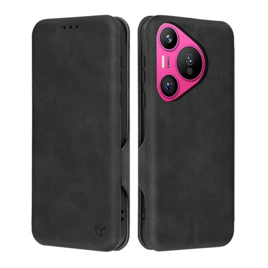 Deksel til Huawei Pura 70, Techsuit, Safe Wallet Plus, Svart