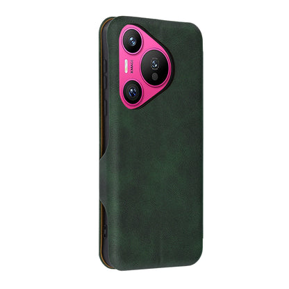 Deksel for Huawei Pura 70, Techsuit, Safe Wallet Plus, Grønn