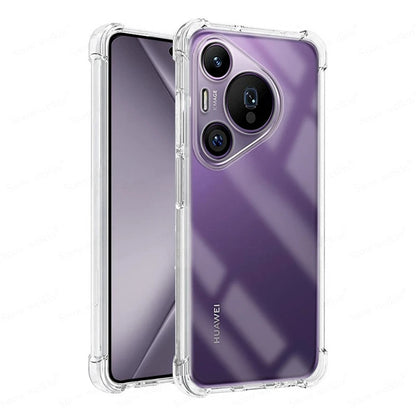 Deksel til Huawei Pura 70, Techsuit, Støtsikker Klar, Transparent