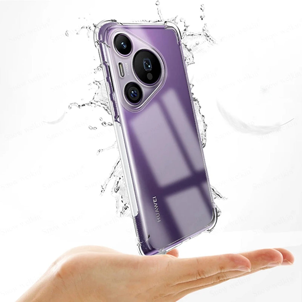 Deksel til Huawei Pura 70, Techsuit, Støtsikker Klar, Transparent
