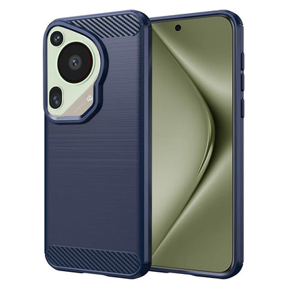 Deksel for Huawei Pura 70 Ultra, Techsuit, Karbon, Blå