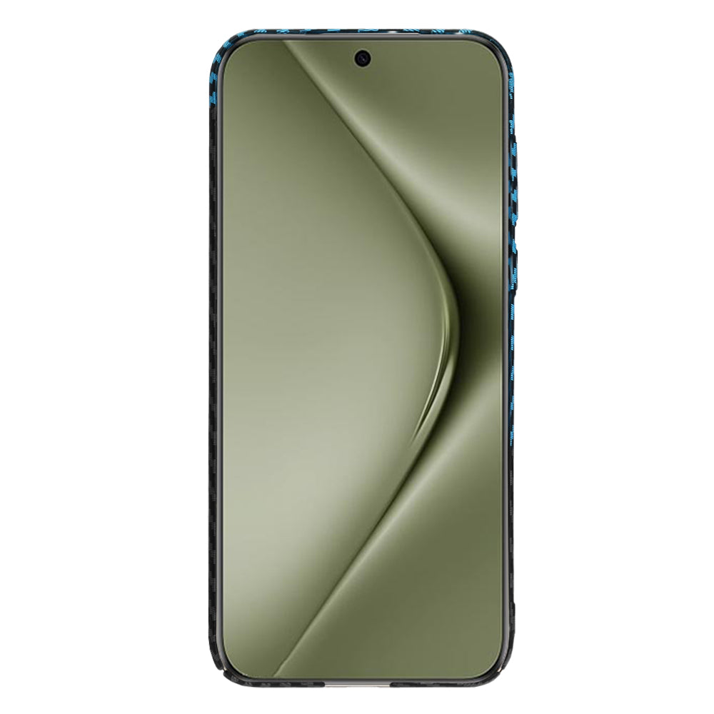 Deksel til Huawei Pura 70 Ultra, Techsuit, Carbonite FiberShell, Svart Bleu