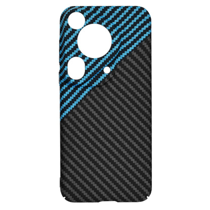 Deksel til Huawei Pura 70 Ultra, Techsuit, Carbonite FiberShell, Svart Bleu