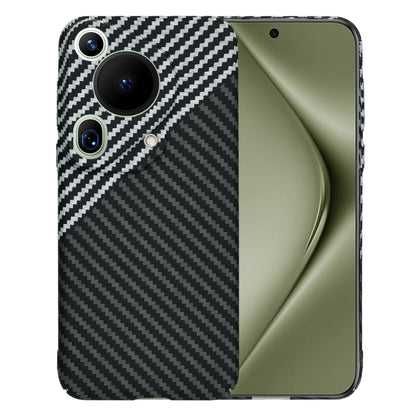 Deksel til Huawei Pura 70 Ultra, Techsuit, Carbonite FiberShell, Svart Grå