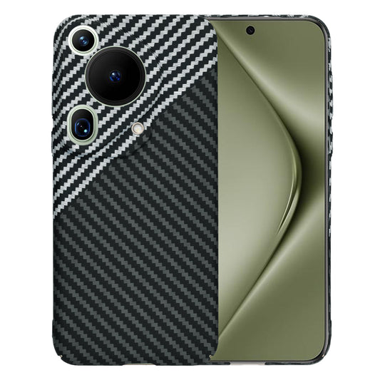 Deksel til Huawei Pura 70 Ultra, Techsuit, Carbonite FiberShell, Svart Grå