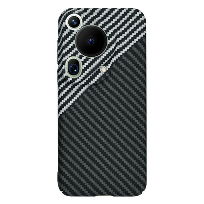 Deksel til Huawei Pura 70 Ultra, Techsuit, Carbonite FiberShell, Svart Grå