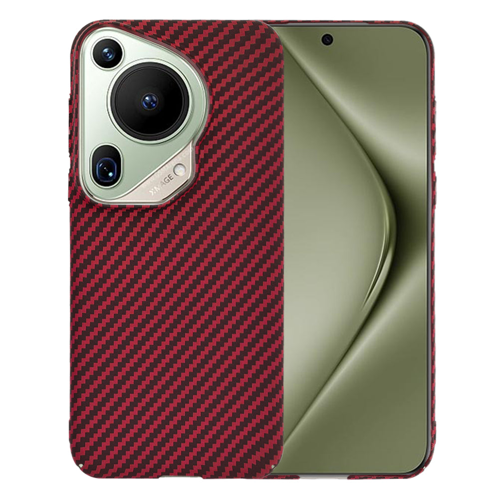 Deksel til Huawei Pura 70 Ultra, Techsuit, Carbonite FiberShell, Rød
