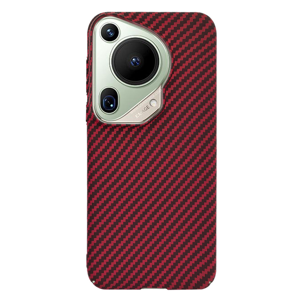 Deksel til Huawei Pura 70 Ultra, Techsuit, Carbonite FiberShell, Rød