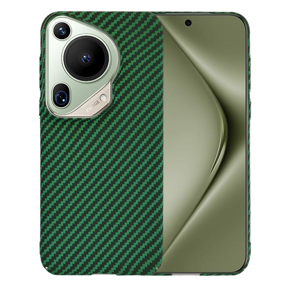 Deksel til Huawei Pura 70 Ultra, Techsuit, Carbonite FiberShell, Grønn