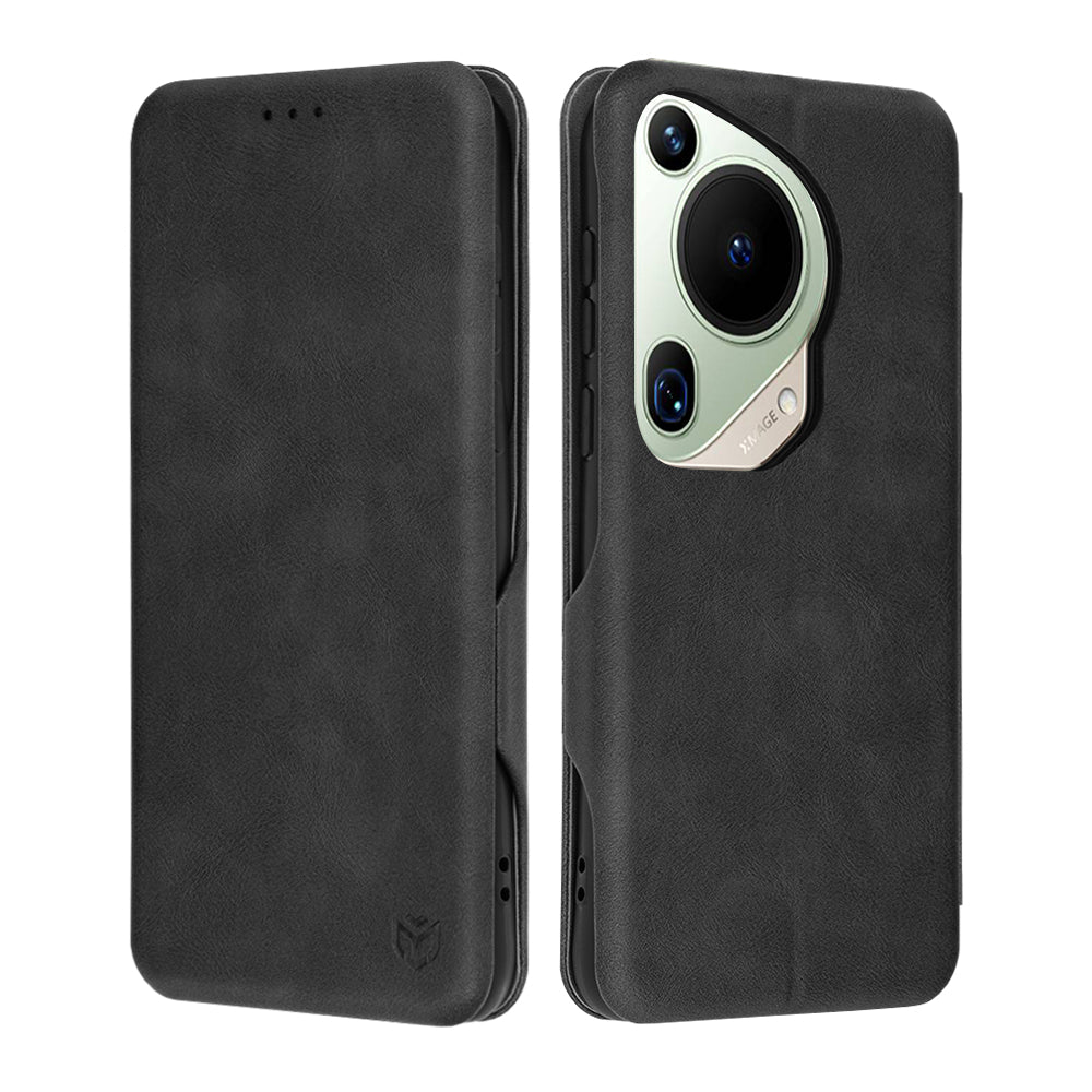 Deksel til Huawei Pura 70 Ultra, Techsuit, Safe Wallet Plus, Svart