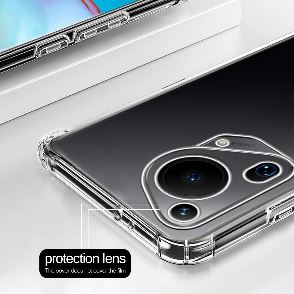 Deksel til Huawei Pura 70 Ultra, Techsuit, Støtsikker Klar, Transparent
