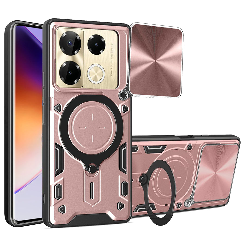 Deksel til Infinix Note 40 Pro+, Techsuit, CamGuard Pro, Rosa Gull
