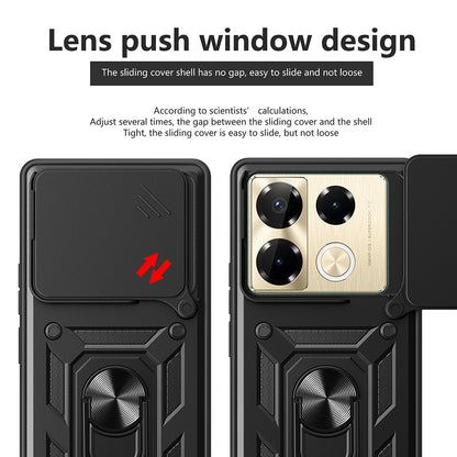 Deksel for Infinix Note 40 Pro+, Techsuit, CamShield, Blå