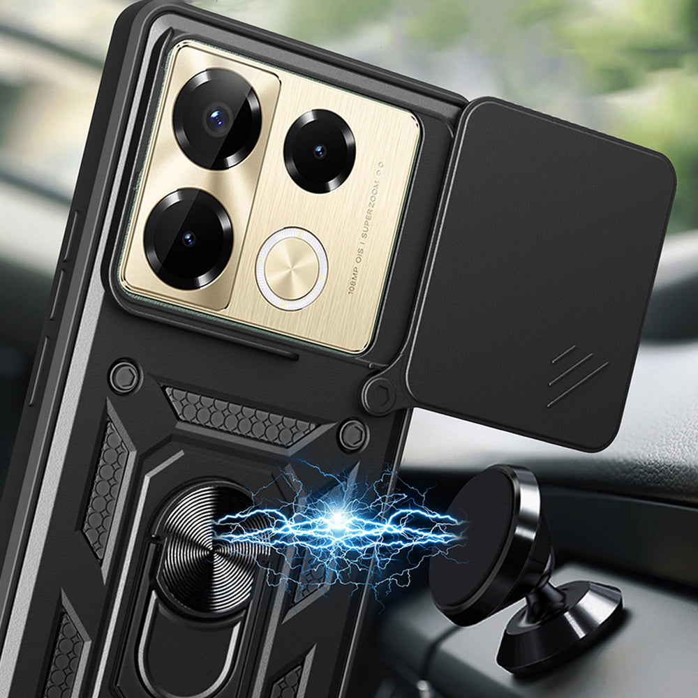 Deksel for Infinix Note 40 Pro+, Techsuit, CamShield, Blå