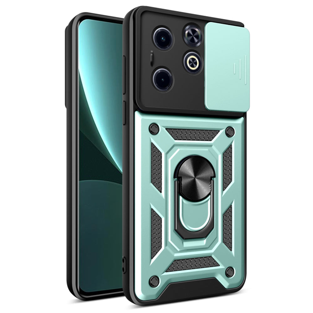 Deksel til Infinix Smart 8 / Hot 40i, Techsuit, CamShield, Grønn