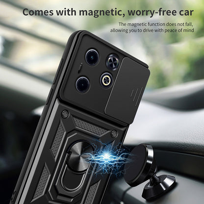 Deksel til Infinix Smart 8 / Hot 40i, Techsuit, CamShield, Grønn