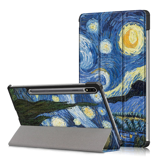 Deksel for Lenovo Idea Tab 11, Techsuit, FoldPro Starry Night, Flerfarget