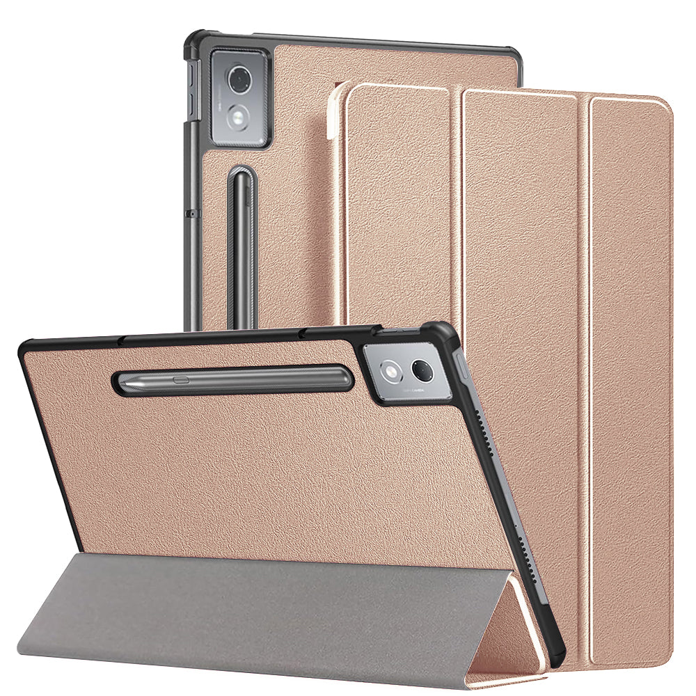 Deksel for Lenovo Idea Tab Pro, Techsuit, FoldPro, Rosa
