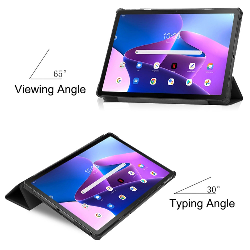 Deksel for Lenovo Tab M10 Gen 3, Techsuit, FoldPro, Svart
