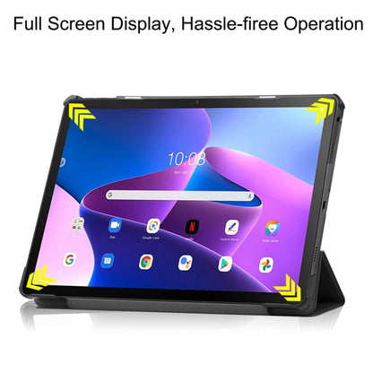 Deksel for Lenovo Tab M10 Gen 3, Techsuit, FoldPro, Svart