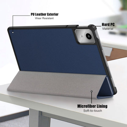 Deksel for Lenovo Tab M11, Techsuit, FoldPro, Blå
