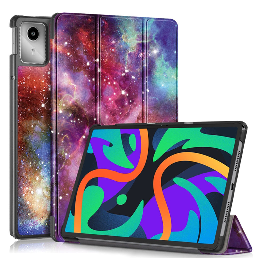 Deksel til Lenovo Tab M11, Techsuit, FoldPro Galaxy, Flerfarget