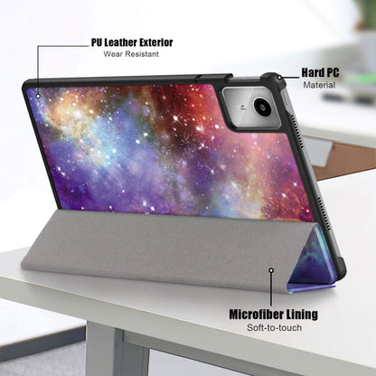 Deksel til Lenovo Tab M11, Techsuit, FoldPro Galaxy, Flerfarget