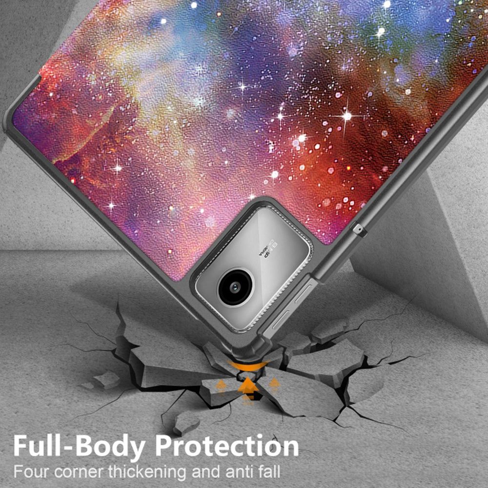 Deksel til Lenovo Tab M11, Techsuit, FoldPro Galaxy, Flerfarget