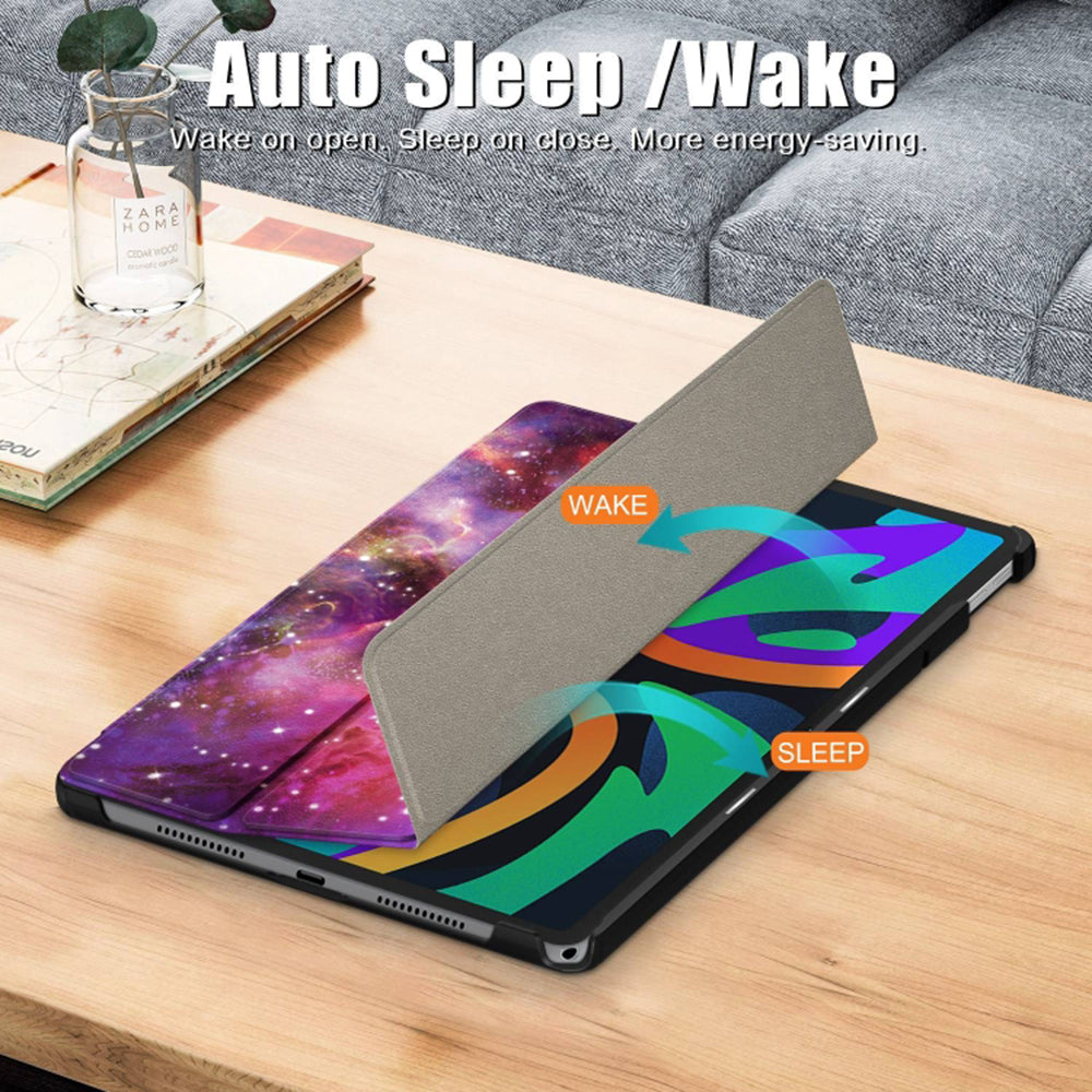 Deksel til Lenovo Tab M11, Techsuit, FoldPro Galaxy, Flerfarget