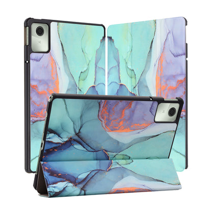 Deksel til Lenovo Tab M11, Techsuit, FoldPro Green Time, Flerfarget