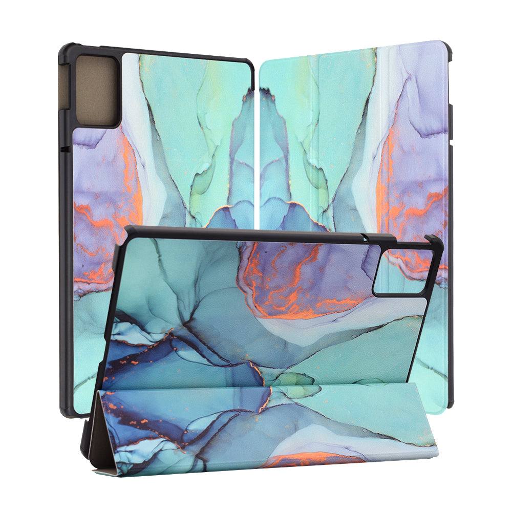 Deksel til Lenovo Tab M11, Techsuit, FoldPro Green Time, Flerfarget