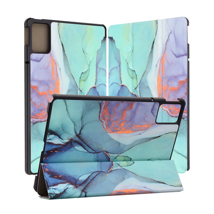 Deksel til Lenovo Tab M11, Techsuit, FoldPro Green Time, Flerfarget