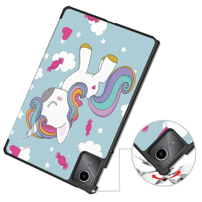 Deksel for Lenovo Tab M11, Techsuit, FoldPro Unicorn, Flerfarget