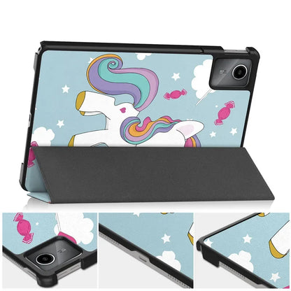 Deksel for Lenovo Tab M11, Techsuit, FoldPro Unicorn, Flerfarget