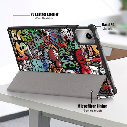 Deksel til Lenovo Tab M11, Techsuit, FoldPro Urban Vibe, Flerfarget