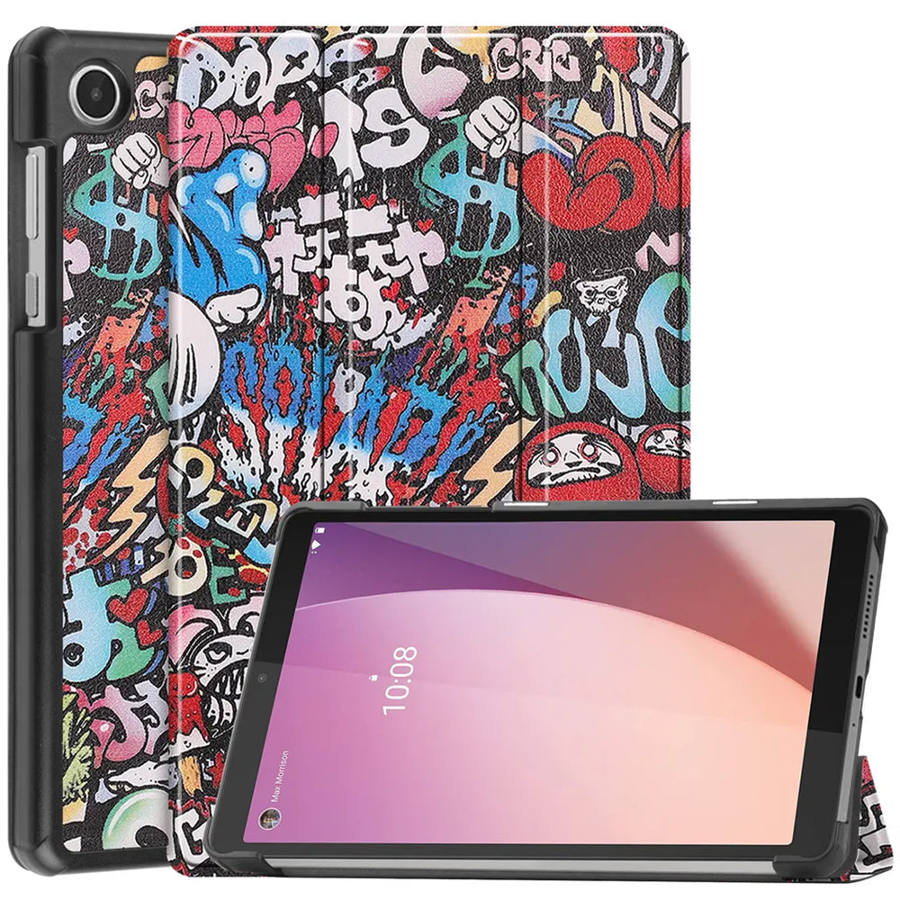 Etui for Lenovo Tab M8 (4th Gen), Techsuit, FoldPro Urban Vibe, Flerfarget