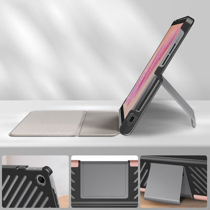 Deksel for Lenovo Tab Plus, Techsuit, FoldPro, Rosa