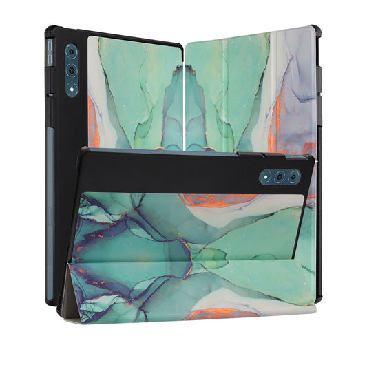 Deksel til Lenovo Yoga Tab Plus, Techsuit, FoldPro Green Time, Flerfarget