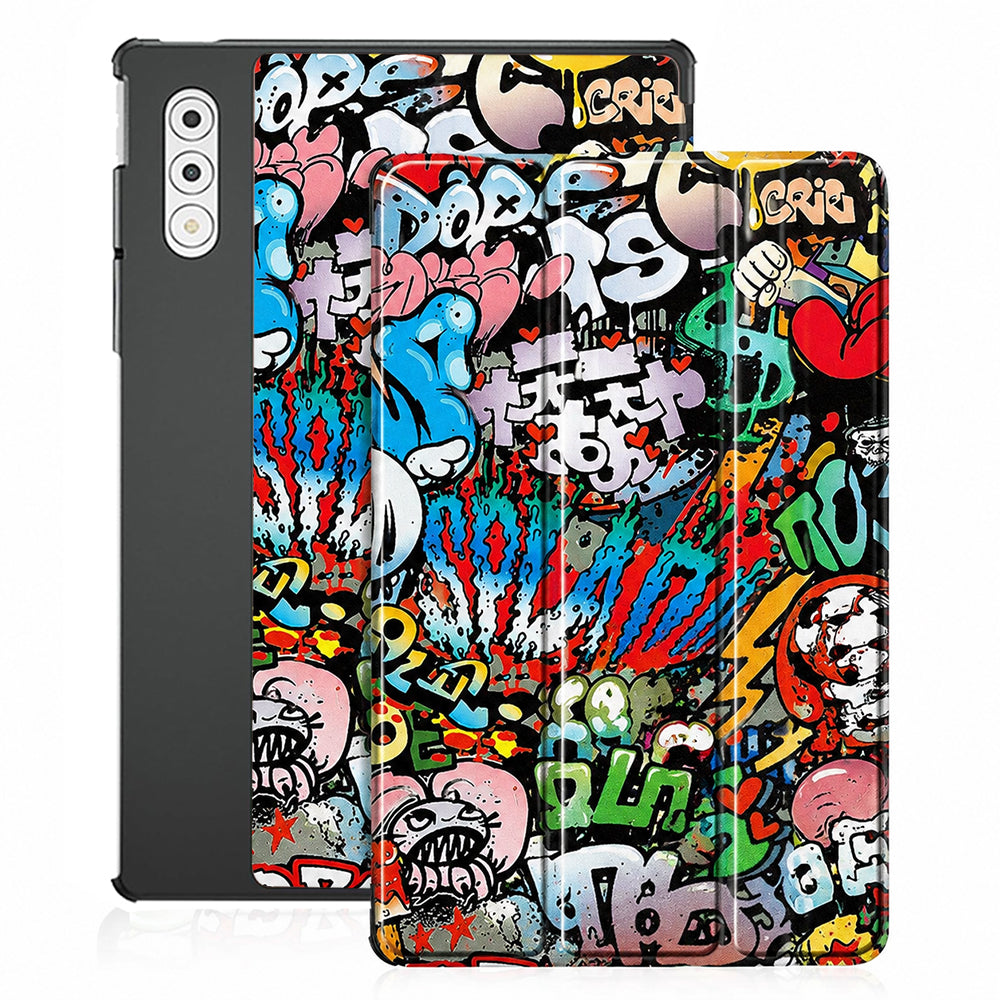 Deksel for Lenovo Yoga Tab Plus, Techsuit, FoldPro Urban Vibe, Flerfarget