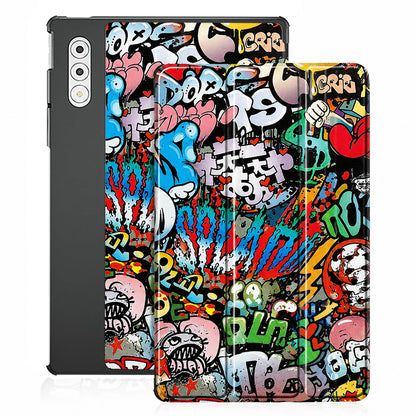 Deksel for Lenovo Yoga Tab Plus, Techsuit, FoldPro Urban Vibe, Flerfarget