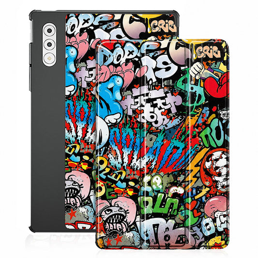 Deksel for Lenovo Yoga Tab Plus, Techsuit, FoldPro Urban Vibe, Flerfarget