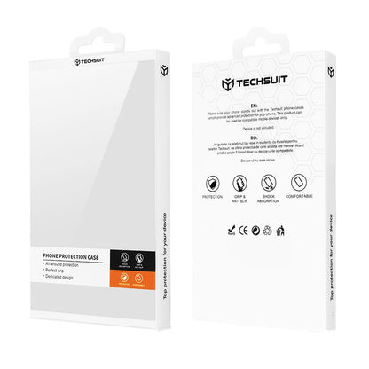 Deksel for Motorola Edge 60 Pro, Techsuit, Carbon Shield Pro, Hvit
